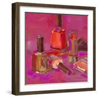 Pink Polish Pumped-Patti Mollica-Framed Art Print