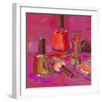 Pink Polish Pumped-Patti Mollica-Framed Art Print