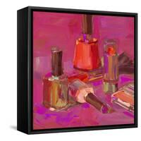 Pink Polish Pumped-Patti Mollica-Framed Stretched Canvas