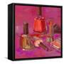 Pink Polish Pumped-Patti Mollica-Framed Stretched Canvas