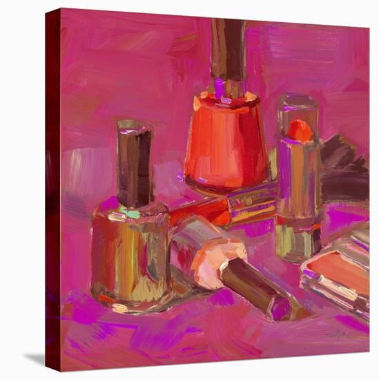 Pink Polish Pumped-Patti Mollica-Stretched Canvas