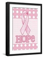 Pink Polka Dot Hope-Melinda Hipsher-Framed Giclee Print