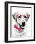 Pink Pop on Pup-Susan Bryant-Framed Art Print