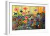 Pink Poppies in Paradise-Robin Maria-Framed Premium Giclee Print