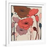 Pink Poppies-null-Framed Art Print