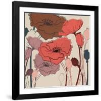 Pink Poppies-null-Framed Art Print