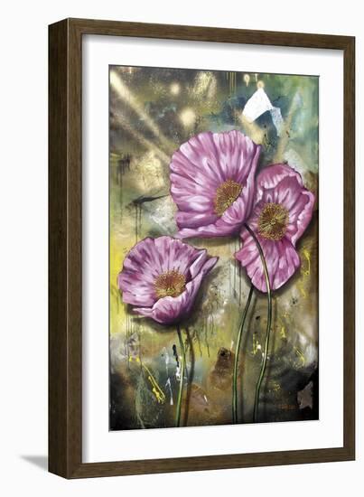 Pink Poppies-Cherie Roe Dirksen-Framed Giclee Print