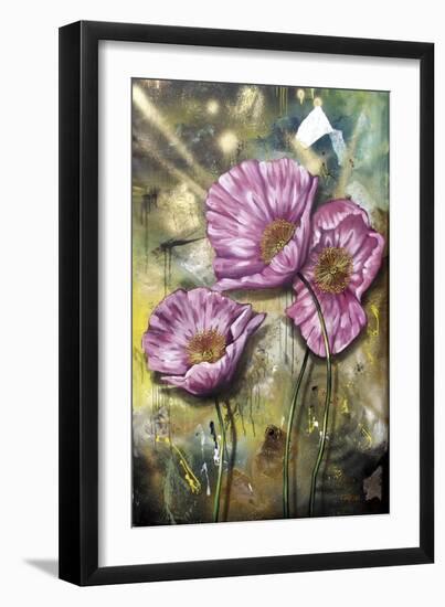 Pink Poppies-Cherie Roe Dirksen-Framed Giclee Print