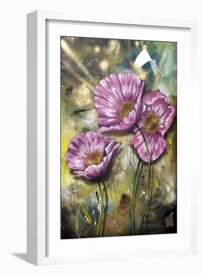 Pink Poppies-Cherie Roe Dirksen-Framed Giclee Print