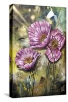 Pink Poppies-Cherie Roe Dirksen-Stretched Canvas