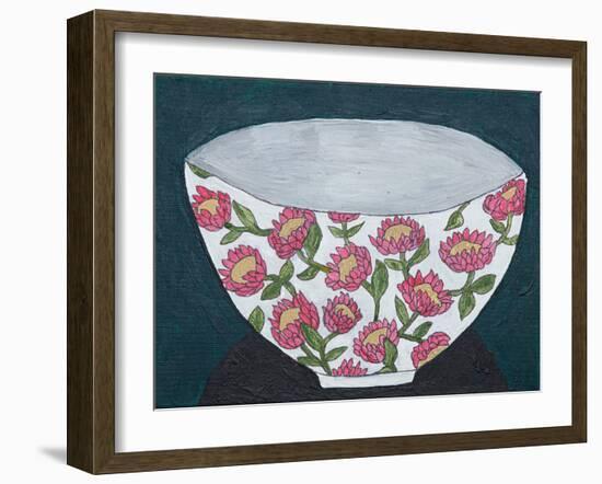 Pink Protea Bowl-Dale Hefer-Framed Photographic Print