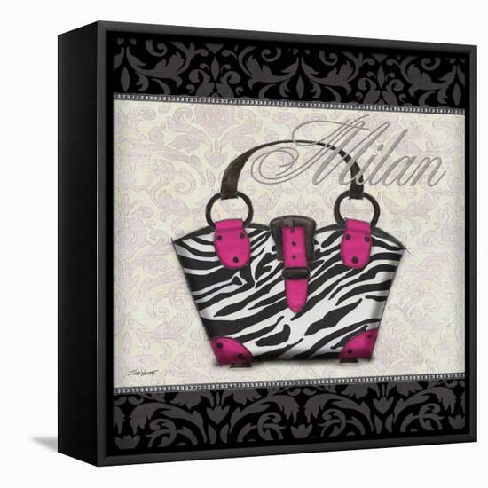 Pink Purse Square I-Todd Williams-Framed Stretched Canvas