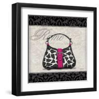 Pink Purse Square II-Todd Williams-Framed Art Print