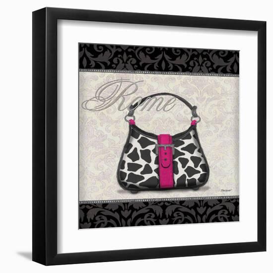 Pink Purse Square II-Todd Williams-Framed Art Print