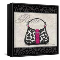 Pink Purse Square II-Todd Williams-Framed Stretched Canvas