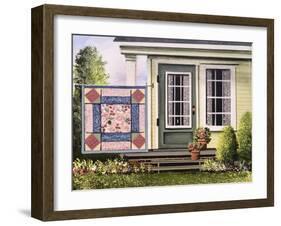 Pink Quilt 2-Debbi Wetzel-Framed Giclee Print