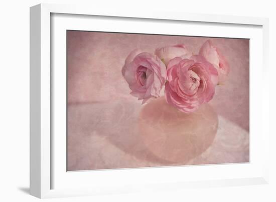 Pink Ranunculus Bouquet-Cora Niele-Framed Photographic Print