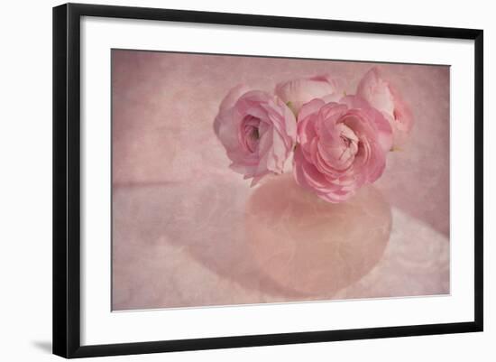 Pink Ranunculus Bouquet-Cora Niele-Framed Photographic Print