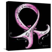Pink Ribbon 2-Megan Aroon Duncanson-Stretched Canvas