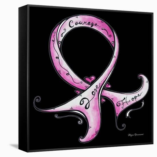 Pink Ribbon 2-Megan Aroon Duncanson-Framed Stretched Canvas