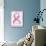 Pink Ribbon 2-Megan Duncanson-Giclee Print displayed on a wall