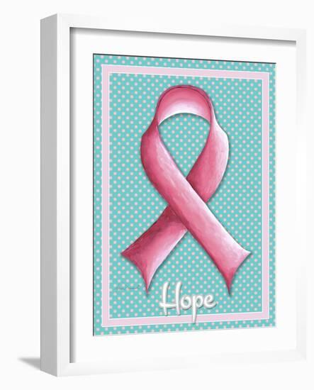 Pink Ribbon 5-Megan Duncanson-Framed Giclee Print