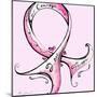 Pink Ribbon Breast Cancer-Megan Aroon Duncanson-Mounted Art Print