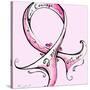 Pink Ribbon Breast Cancer-Megan Aroon Duncanson-Stretched Canvas