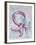 Pink Ribbon Hope-Megan Duncanson-Framed Giclee Print