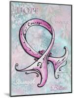 Pink Ribbon Hope-Megan Duncanson-Mounted Giclee Print