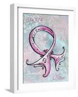 Pink Ribbon Hope-Megan Duncanson-Framed Giclee Print