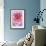 Pink Rose 2-Stacy Bass-Framed Giclee Print displayed on a wall