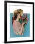 "Pink Rose Bouquet,"June 18, 1927-Penrhyn Stanlaws-Framed Giclee Print