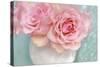 Pink Rose Bouquet-Cora Niele-Stretched Canvas