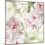 Pink Rose Garden I-Joanna Lane-Mounted Art Print