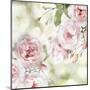 Pink Rose Garden I-Joanna Lane-Mounted Art Print