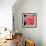 Pink Rose-Hyunah Kim-Framed Art Print displayed on a wall