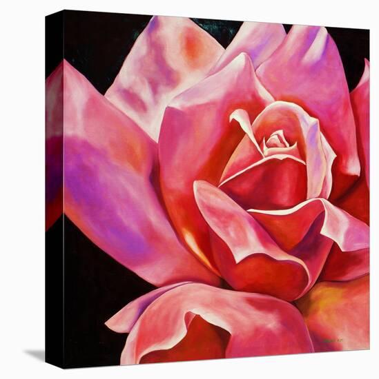 Pink Rose-Hyunah Kim-Stretched Canvas