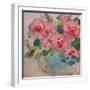 Pink Roses Abstract-Kristy Andrews-Framed Art Print