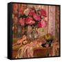 Pink Roses and Ballet Shoes-Allayn Stevens-Framed Stretched Canvas