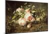 Pink Roses and Daisies-Adriana-johanna Haanen-Mounted Giclee Print