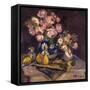 Pink Roses and Pears-Allayn Stevens-Framed Stretched Canvas