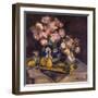 Pink Roses and Pears-Allayn Stevens-Framed Art Print