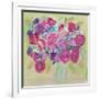 Pink Roses Flower-Farida Zaman-Framed Art Print