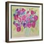 Pink Roses Flower-Farida Zaman-Framed Art Print