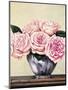 Pink Roses II-Jill Deveraux-Mounted Art Print