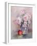 Pink Roses in a Blue Jug, 1994-Karen Armitage-Framed Giclee Print