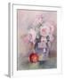 Pink Roses in a Blue Jug, 1994-Karen Armitage-Framed Giclee Print