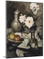 Pink Roses in a Glass Vase-Samuel John Peploe-Mounted Giclee Print