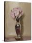 Pink Roses in a Silver Lustre Vase, 1913 (Oil on Canvas Laid on Board)-William Nicholson-Stretched Canvas